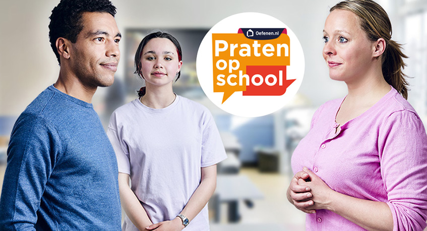 oefen ook met praten op school Praten op School